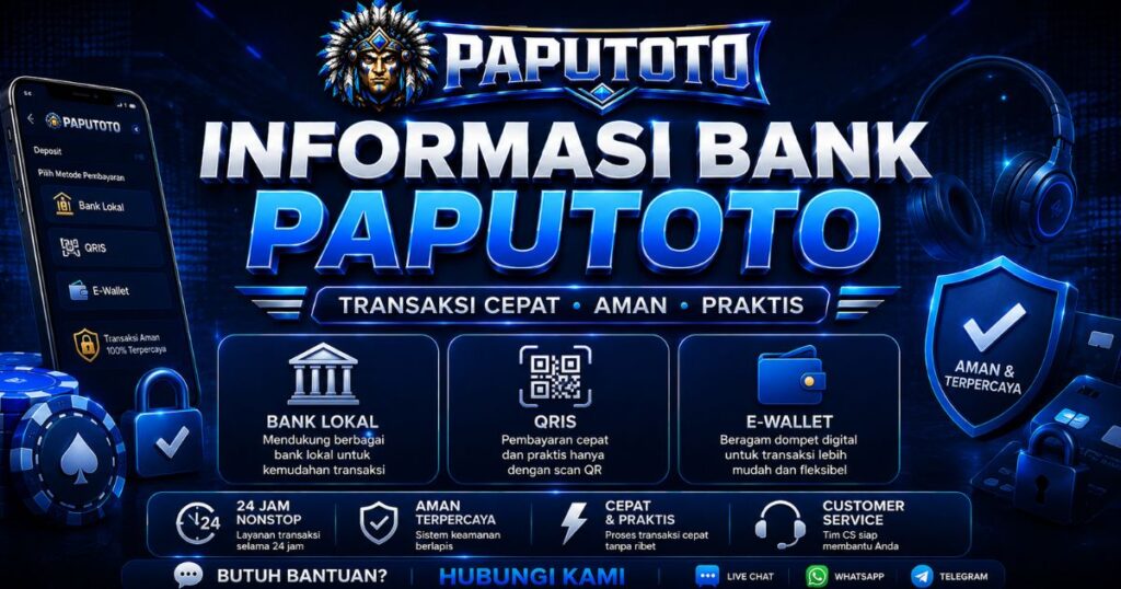 Informasi Bank PAPUTOTO dengan beberapa metode pembayaran