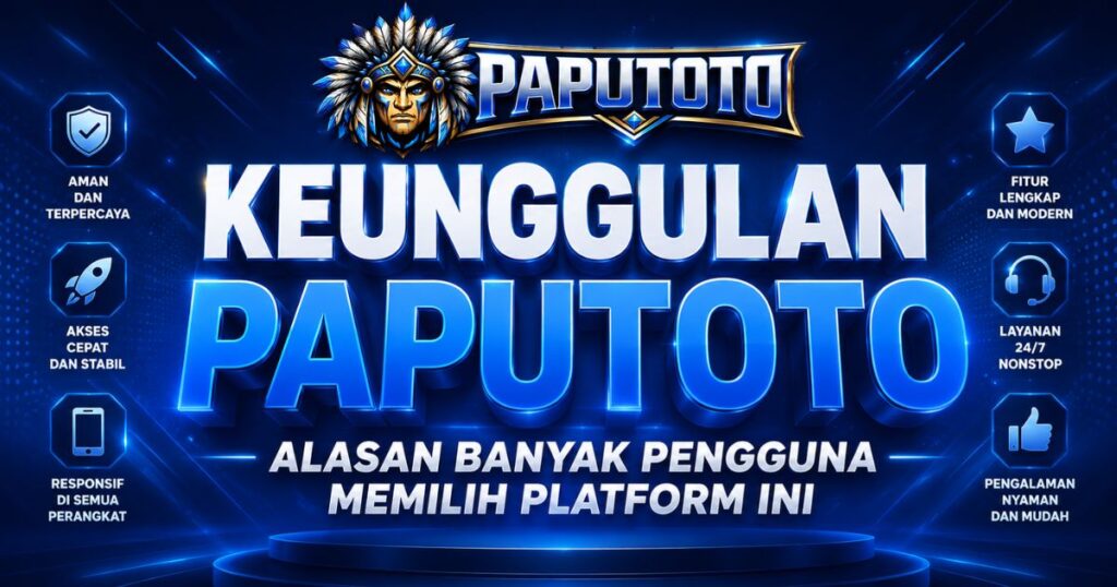 Keunggulan PAPUTOTO dengan tampilan website yang responsif